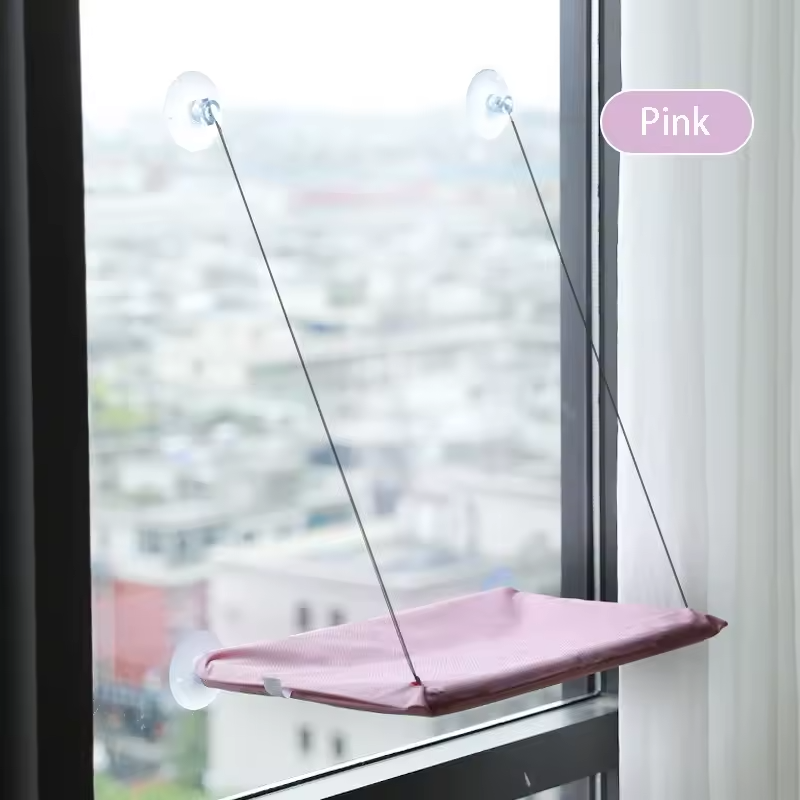 Katzen-Fensterliege mit Hängematte
