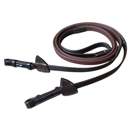 Leather Horse Reins – Full Grain Cowhide Non-Slip Reins