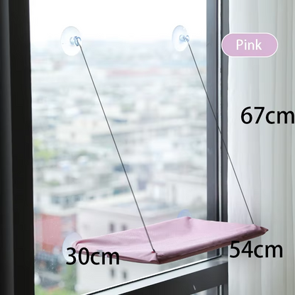 Katzen-Fensterliege mit Hängematte