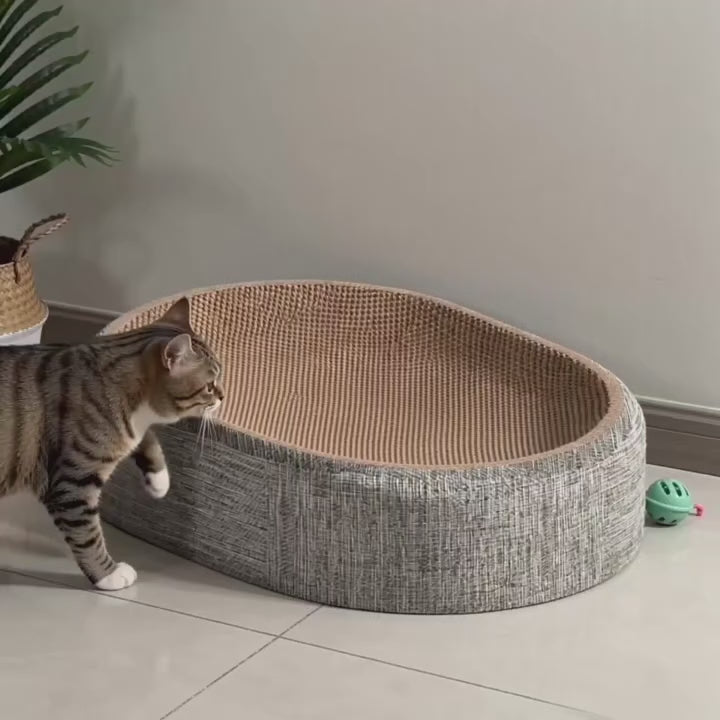 Ovale Krabmand voor Katten